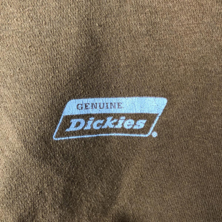 Dickies Sweat Full Zip Hoodie Men's XL cotton Camel type Vintage Second Hand