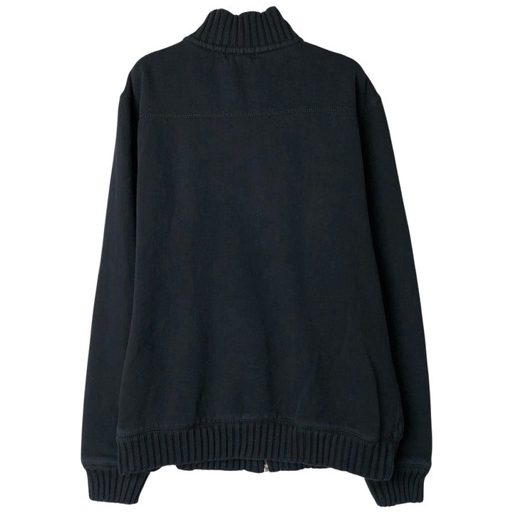 Vintage 90s-00'S Calvin Klein full-zip sweatshirt, size M, men's cotton black type Vintage Second Hand