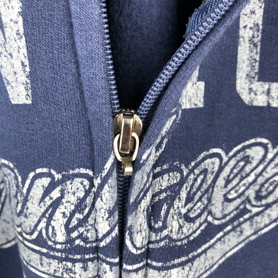 Vintage 90'S Majestic MLB New York Yankees Full-Zip Hoodie, Men's Size XL cotton navy blue type Vintage Second Hand