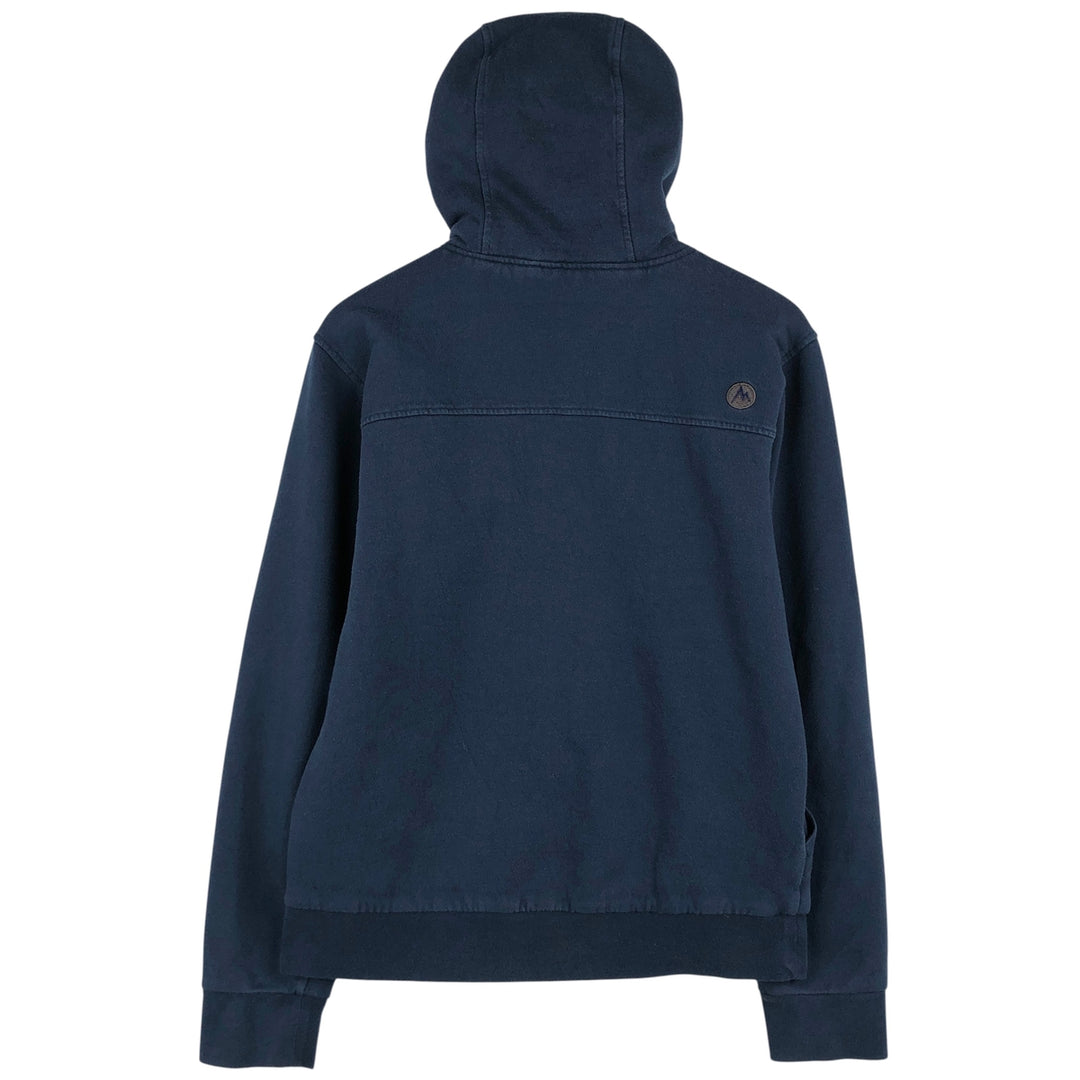Marmot Sweat Full Zip Hoodie, Men's Size S cotton navy blue type Vintage Second Hand