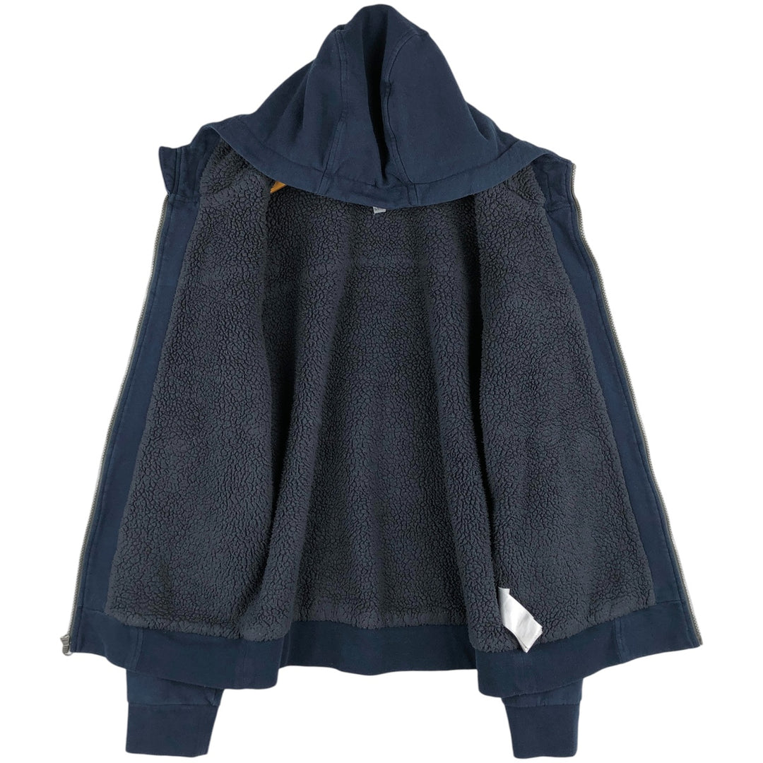 Marmot Sweat Full Zip Hoodie, Men's Size S cotton navy blue type Vintage Second Hand