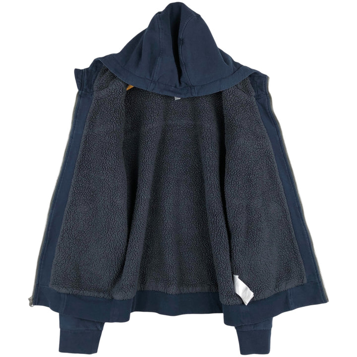Marmot Sweat Full Zip Hoodie, Men's Size S cotton navy blue type Vintage Second Hand