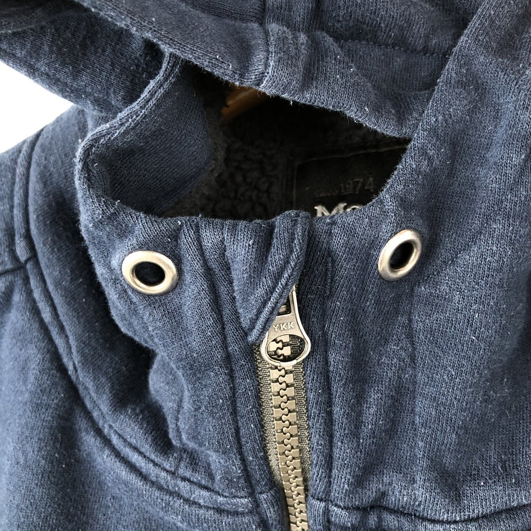 Marmot Sweat Full Zip Hoodie, Men's Size S cotton navy blue type Vintage Second Hand