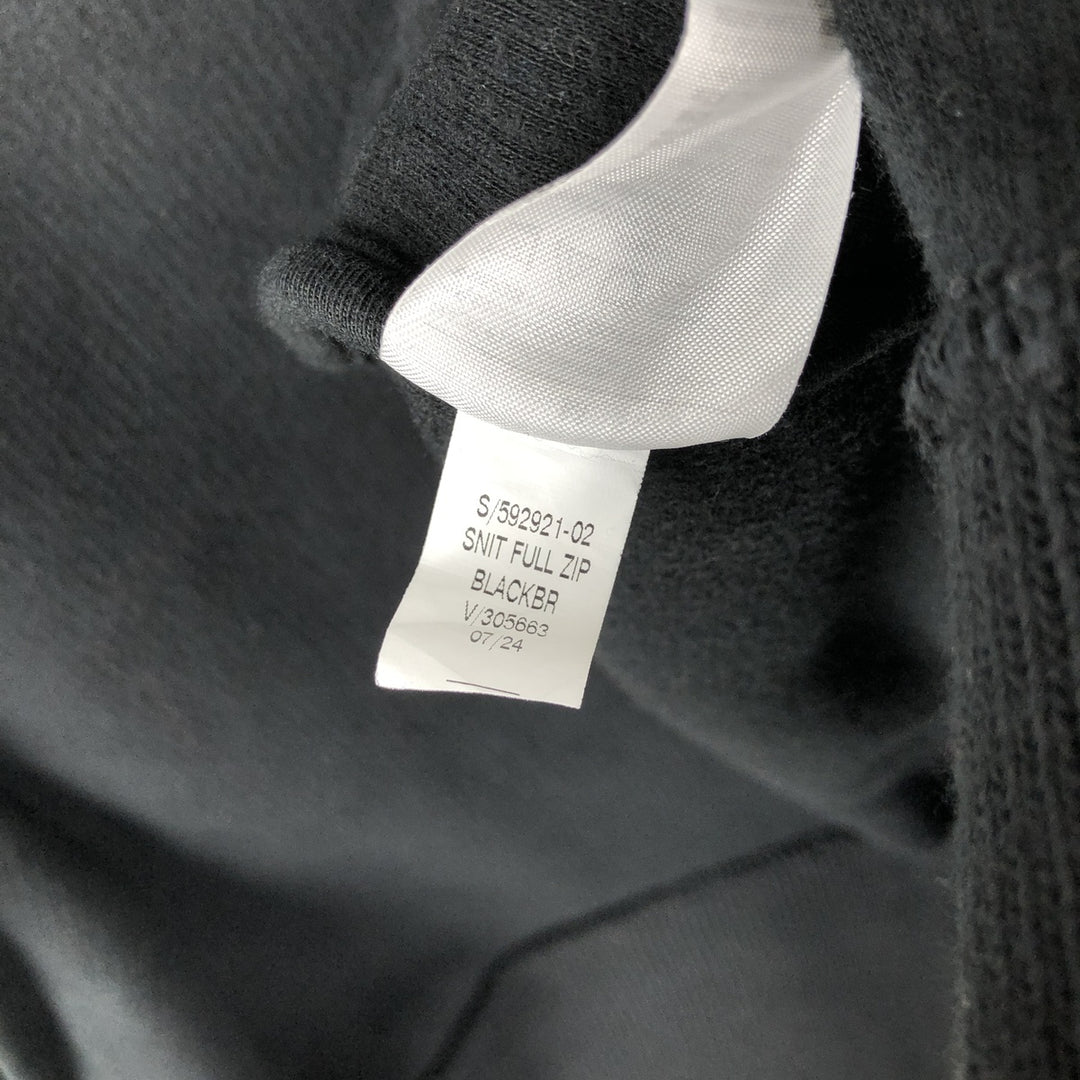 Banana Republic high-neck full-zip sweatshirt, men's size M cotton black type Vintage Second Hand