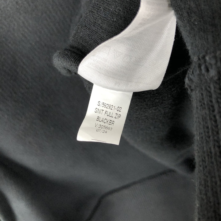 Banana Republic high-neck full-zip sweatshirt, men's size M cotton black type Vintage Second Hand