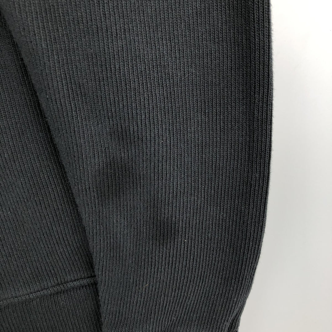 Banana Republic high-neck full-zip sweatshirt, men's size M cotton black type Vintage Second Hand