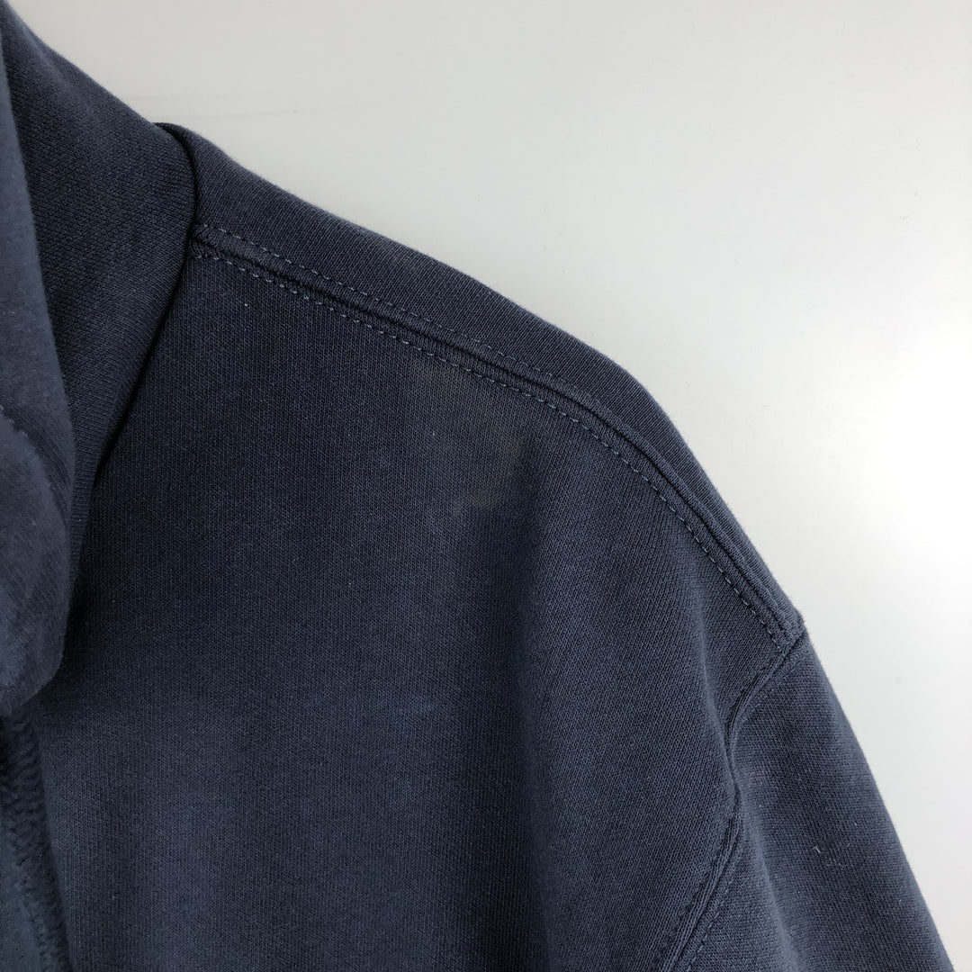 Carhartt Loose Fit Sweat Full Zip Hoodie, Men's L size cotton navy blue type Vintage Second Hand