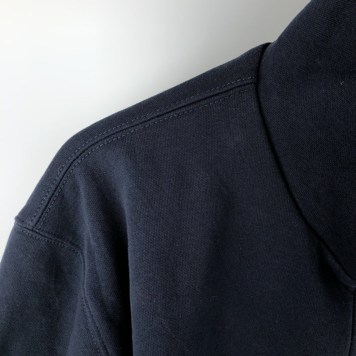 Carhartt Loose Fit Sweat Full Zip Hoodie, Men's L size cotton navy blue type Vintage Second Hand