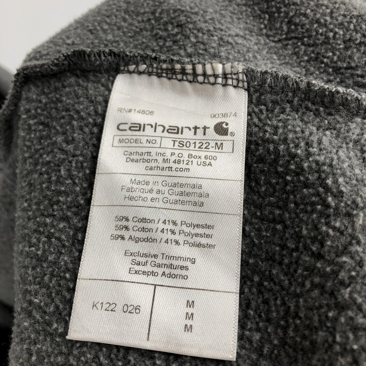 Carhartt Loose Fit Full-Zip Sweatshirt, Men's Size M cotton gray type Vintage Second Hand