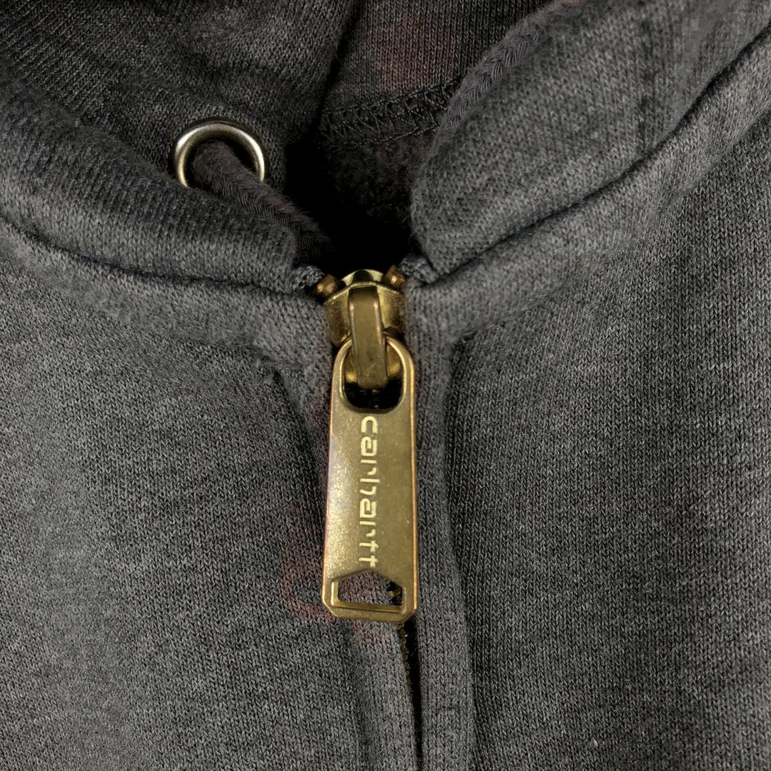 Carhartt Loose Fit Full-Zip Sweatshirt, Men's Size M cotton gray type Vintage Second Hand
