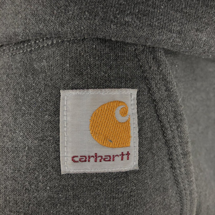 Carhartt Loose Fit Full-Zip Sweatshirt, Men's Size M cotton gray type Vintage Second Hand