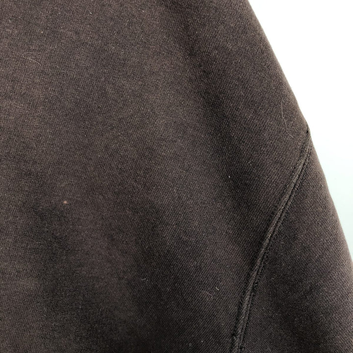 Carhartt full-zip sweatshirt hoodie, men's size XXXXL cotton brown type Vintage Second Hand