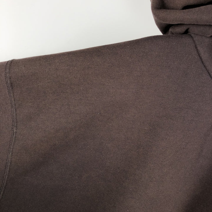 Carhartt full-zip sweatshirt hoodie, men's size XXXXL cotton brown type Vintage Second Hand