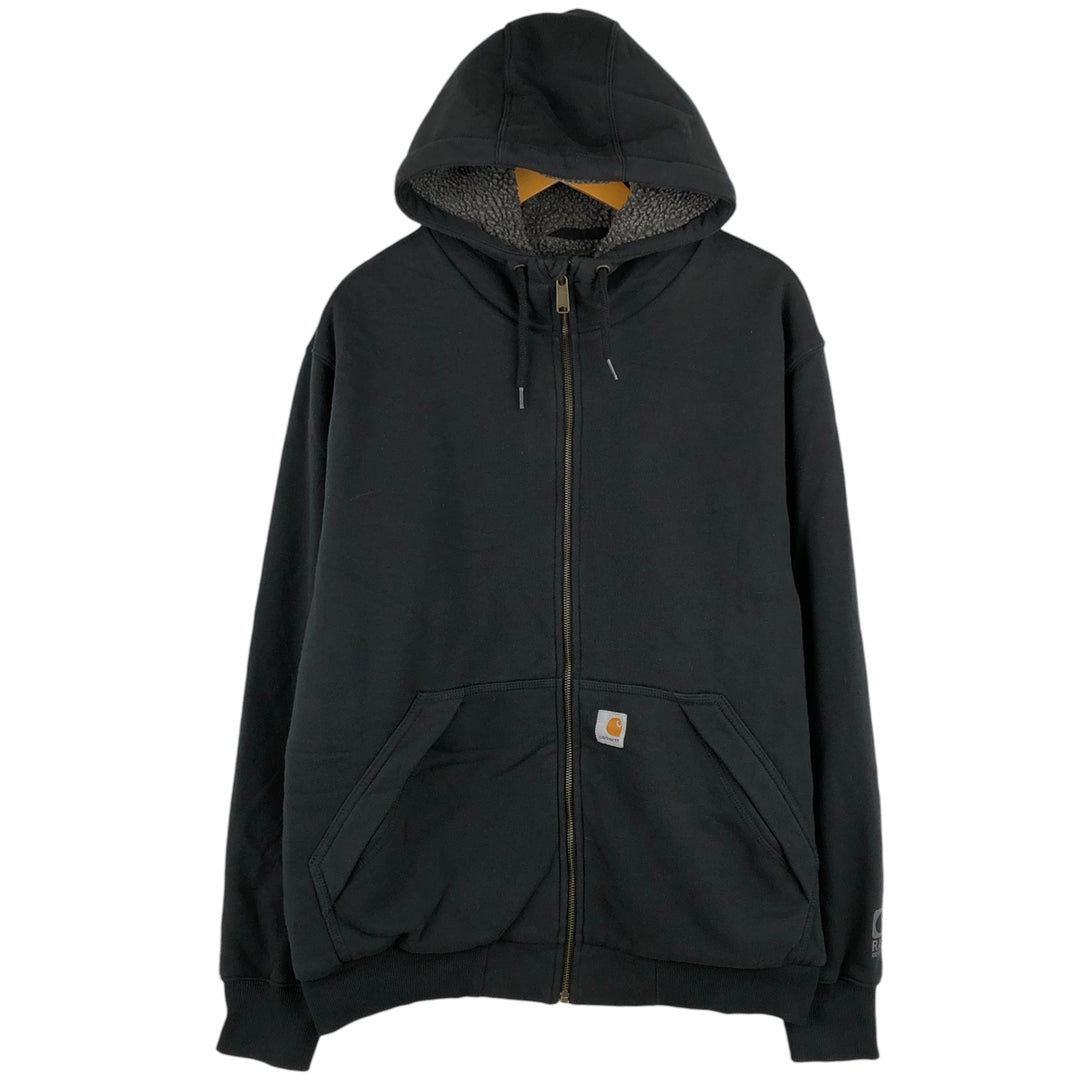 Carhartt Sweat Pullover Hoodie Men's Size L cotton black type Vintage Second Hand