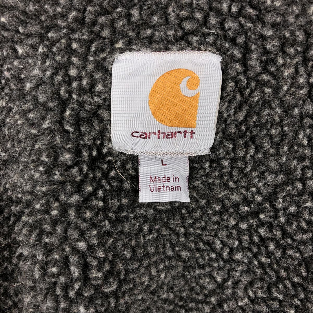 Carhartt Sweat Pullover Hoodie Men's Size L cotton black type Vintage Second Hand