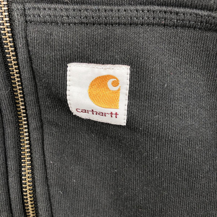 Carhartt Sweat Pullover Hoodie Men's Size L cotton black type Vintage Second Hand