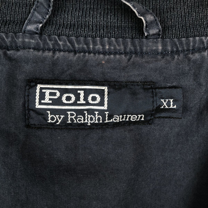 Ralph Lauren POLO by Ralph Lauren cotton jacket, men's size XL cotton navy blue type Vintage Second Hand