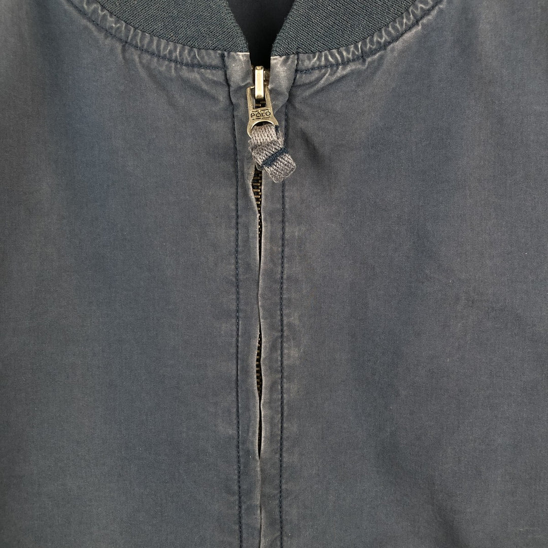 Ralph Lauren POLO by Ralph Lauren cotton jacket, men's size XL cotton navy blue type Vintage Second Hand