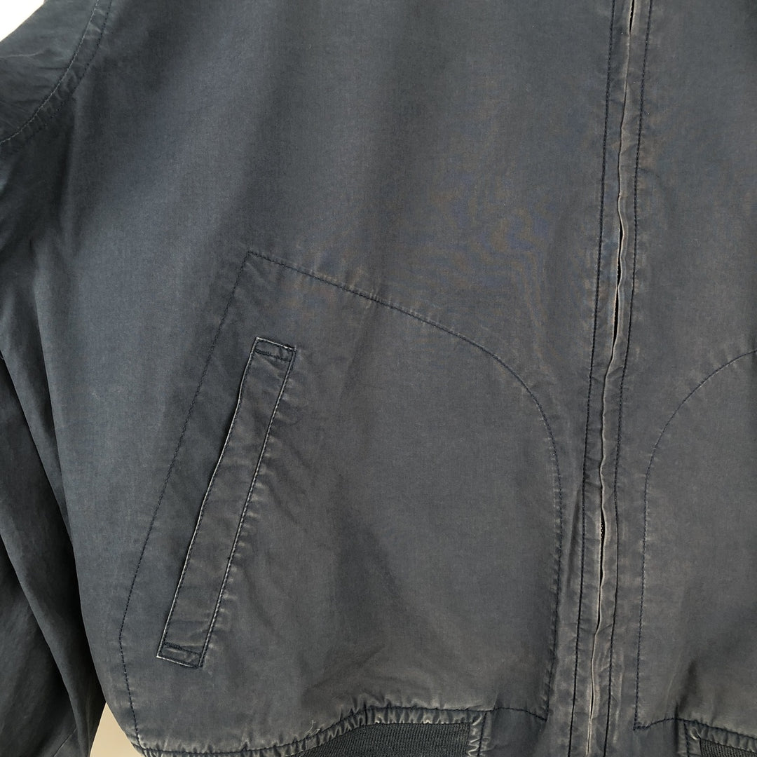 Ralph Lauren POLO by Ralph Lauren cotton jacket, men's size XL cotton navy blue type Vintage Second Hand
