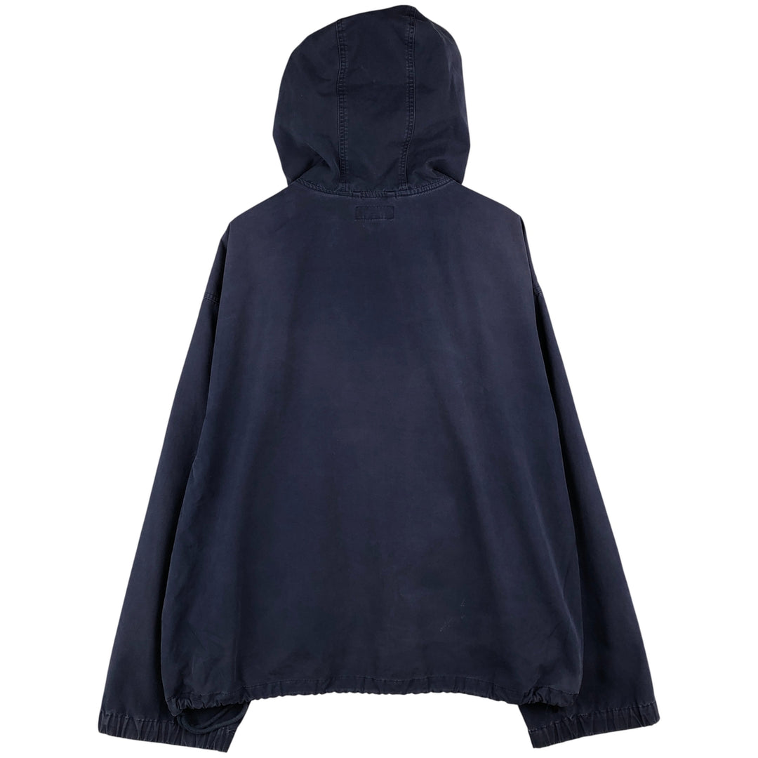 Ralph Lauren POLO by Ralph Lauren Cotton Hoodie Anorak Hoodie Men's XXL equivalent cotton navy blue type Vintage Second Hand