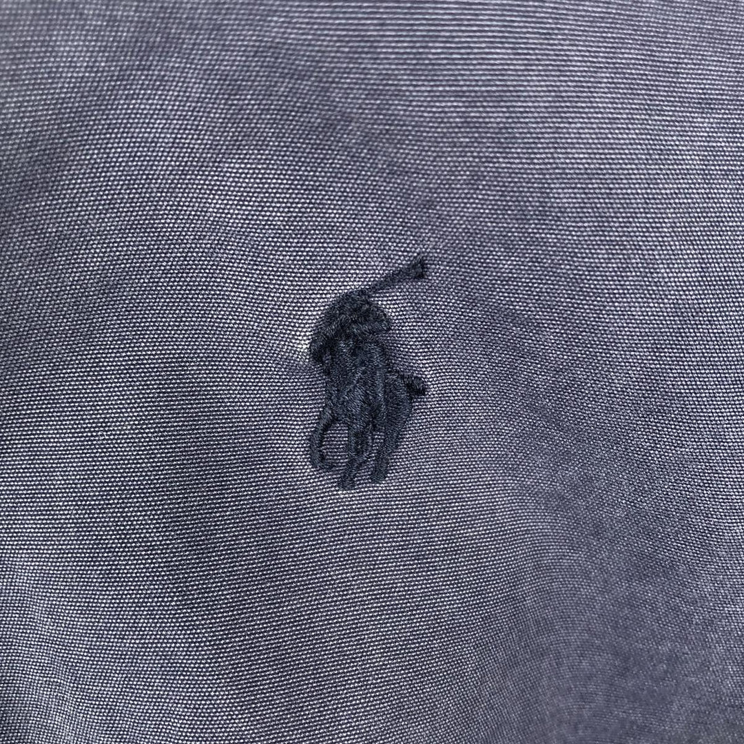 Ralph Lauren POLO by Ralph Lauren Cotton Hoodie Anorak Hoodie Men's XXL equivalent cotton navy blue type Vintage Second Hand