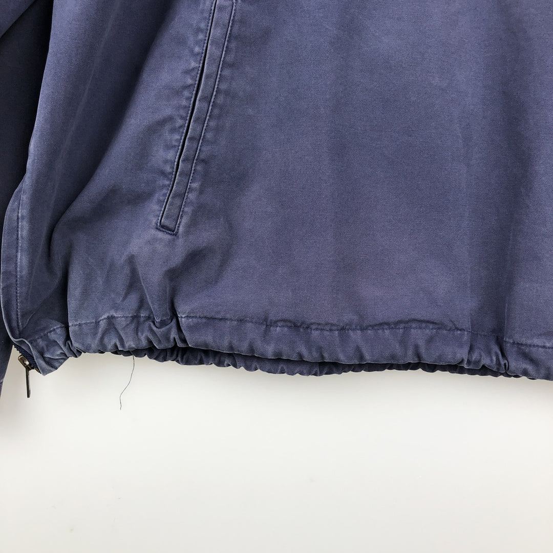 Ralph Lauren POLO by Ralph Lauren Cotton Hoodie Anorak Hoodie Men's XXL equivalent cotton navy blue type Vintage Second Hand