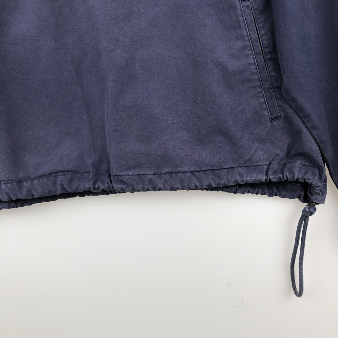 Ralph Lauren POLO by Ralph Lauren Cotton Hoodie Anorak Hoodie Men's XXL equivalent cotton navy blue type Vintage Second Hand