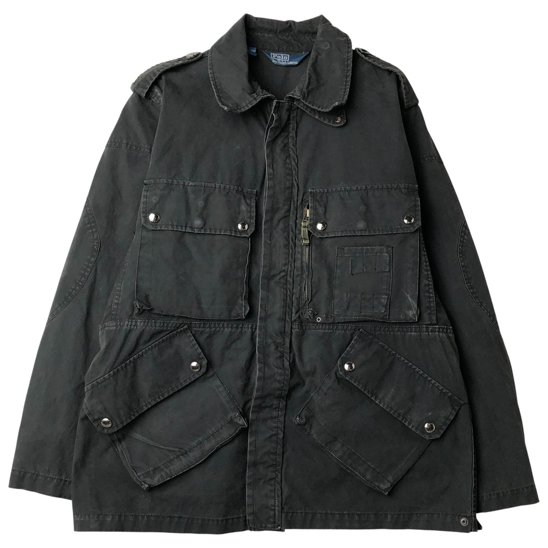 Ralph Lauren POLO by Ralph Lauren hunting jacket, men's M size cotton black type Vintage Second Hand