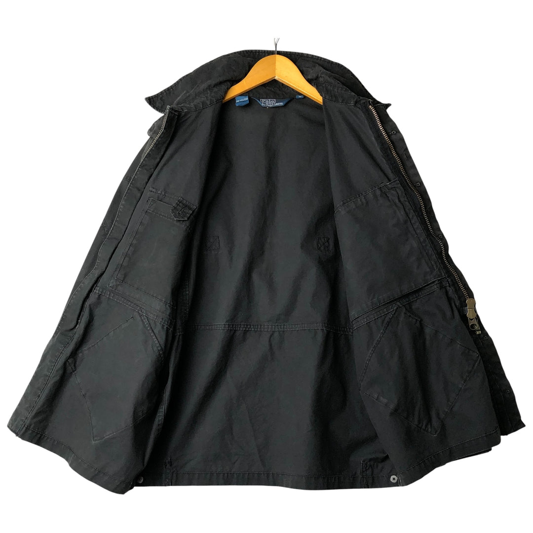 Ralph Lauren POLO by Ralph Lauren hunting jacket, men's M size cotton black type Vintage Second Hand
