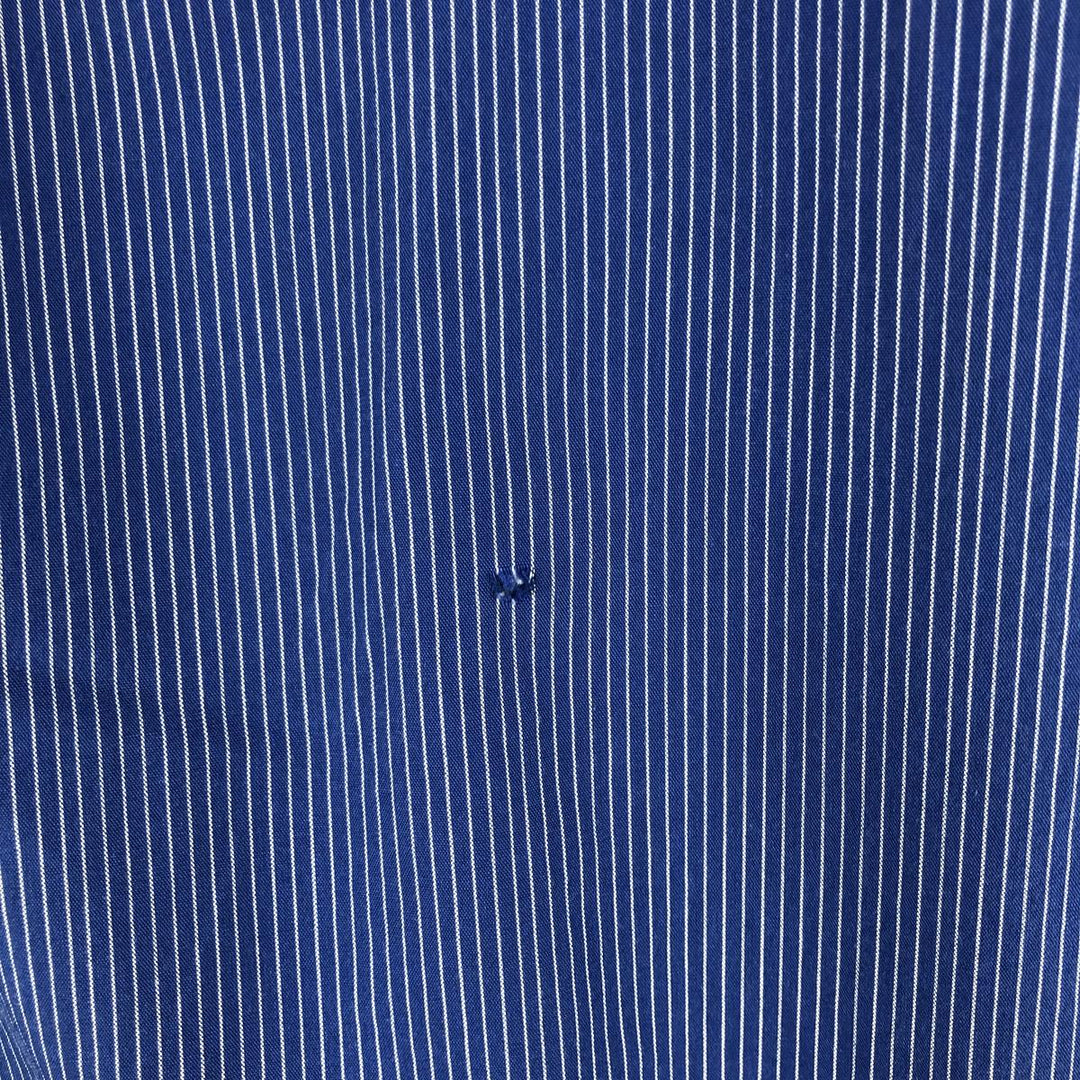 Calvin Klein Regular Fit Long Sleeve Cotton Striped Shirt, Men's Size XL cotton blue type Vintage Second Hand