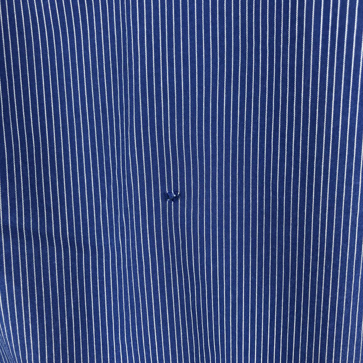 Calvin Klein Regular Fit Long Sleeve Cotton Striped Shirt, Men's Size XL cotton blue type Vintage Second Hand
