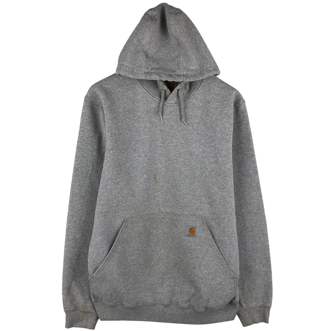 Carhartt ORIGINAL FIT sweatshirt pullover hoodie, men's size M cotton gray type Vintage Second Hand