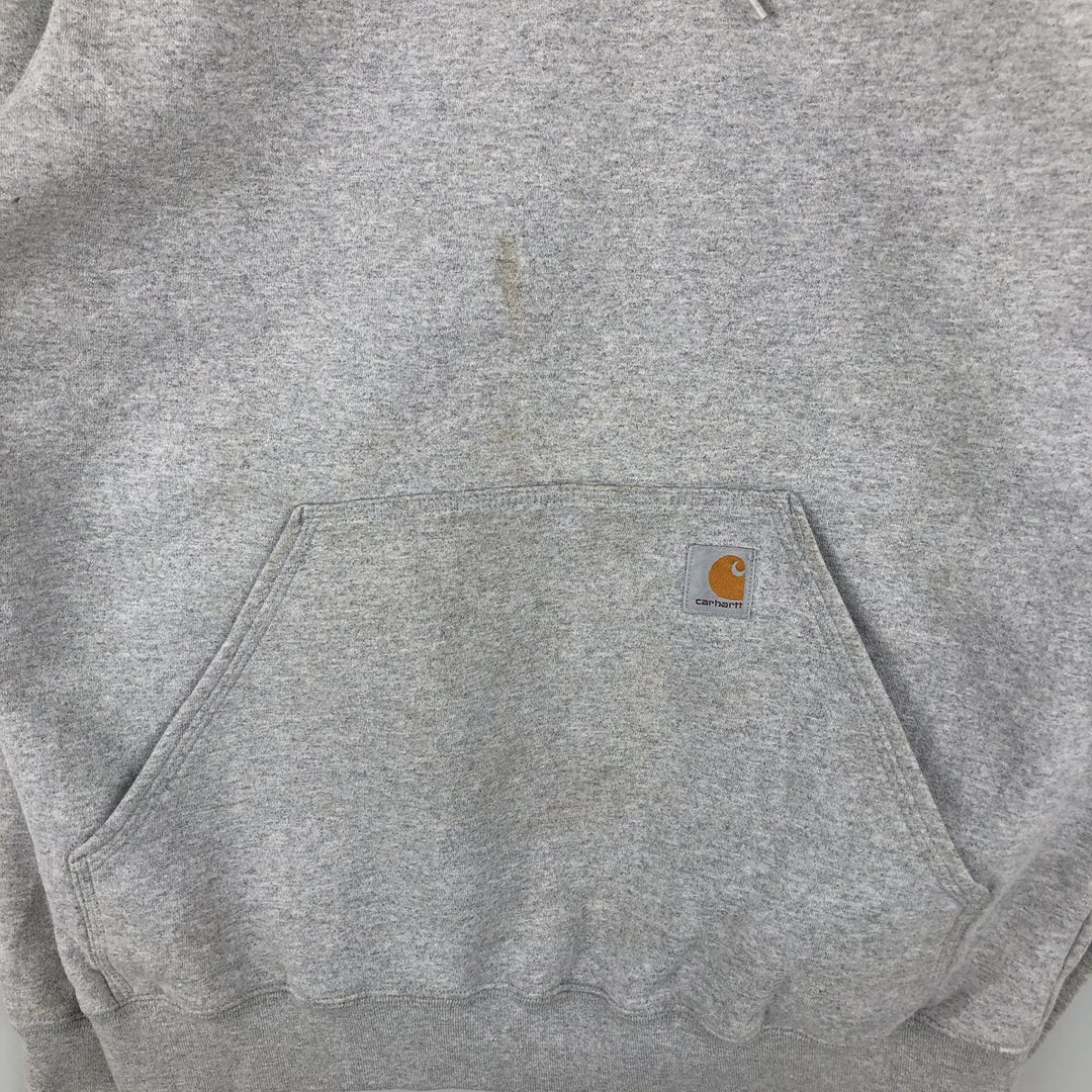 Carhartt ORIGINAL FIT sweatshirt pullover hoodie, men's size M cotton gray type Vintage Second Hand