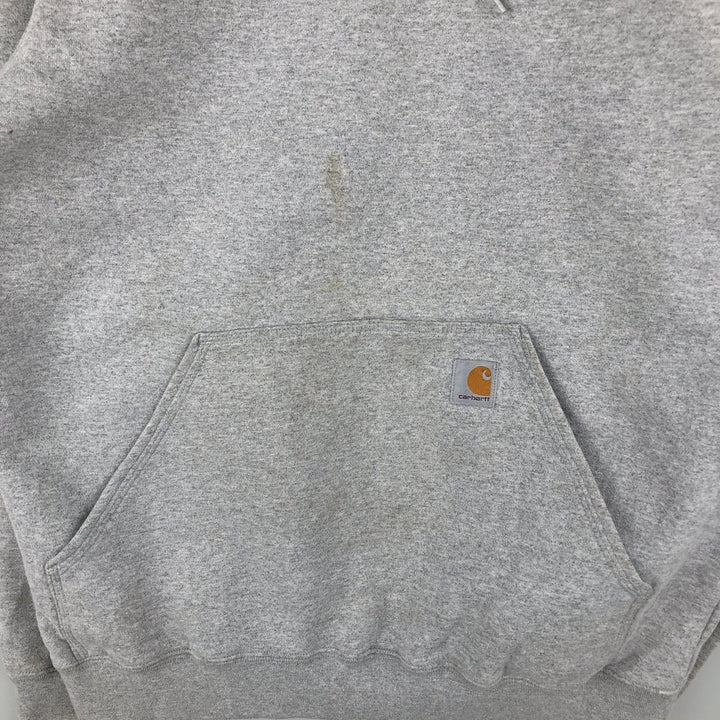 Carhartt ORIGINAL FIT sweatshirt pullover hoodie, men's size M cotton gray type Vintage Second Hand