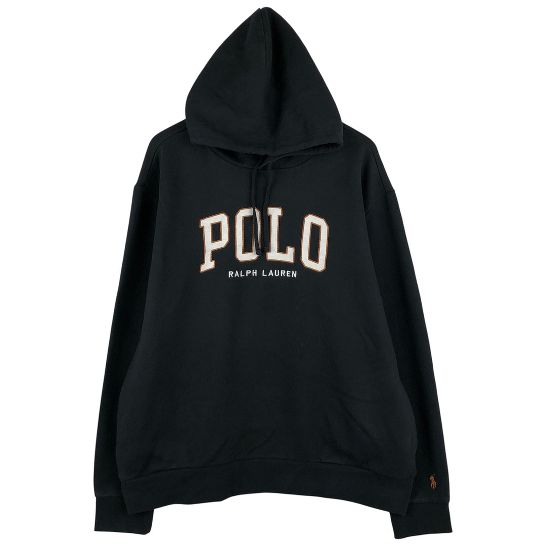 Ralph Lauren POLO RALPH LAUREN Sweatshirt Pullover Hoodie Men's XXL cotton black type Vintage Second Hand