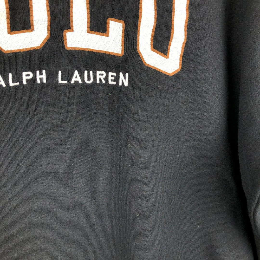 Ralph Lauren POLO RALPH LAUREN Sweatshirt Pullover Hoodie Men's XXL cotton black type Vintage Second Hand