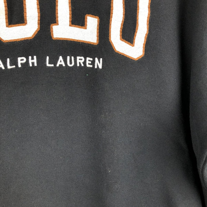 Ralph Lauren POLO RALPH LAUREN Sweatshirt Pullover Hoodie Men's XXL cotton black type Vintage Second Hand