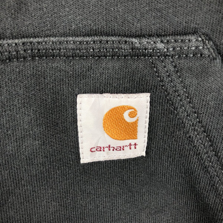 Carhartt ORIGINAL FIT sweatshirt pullover hoodie, men's size M cotton black type Vintage Second Hand