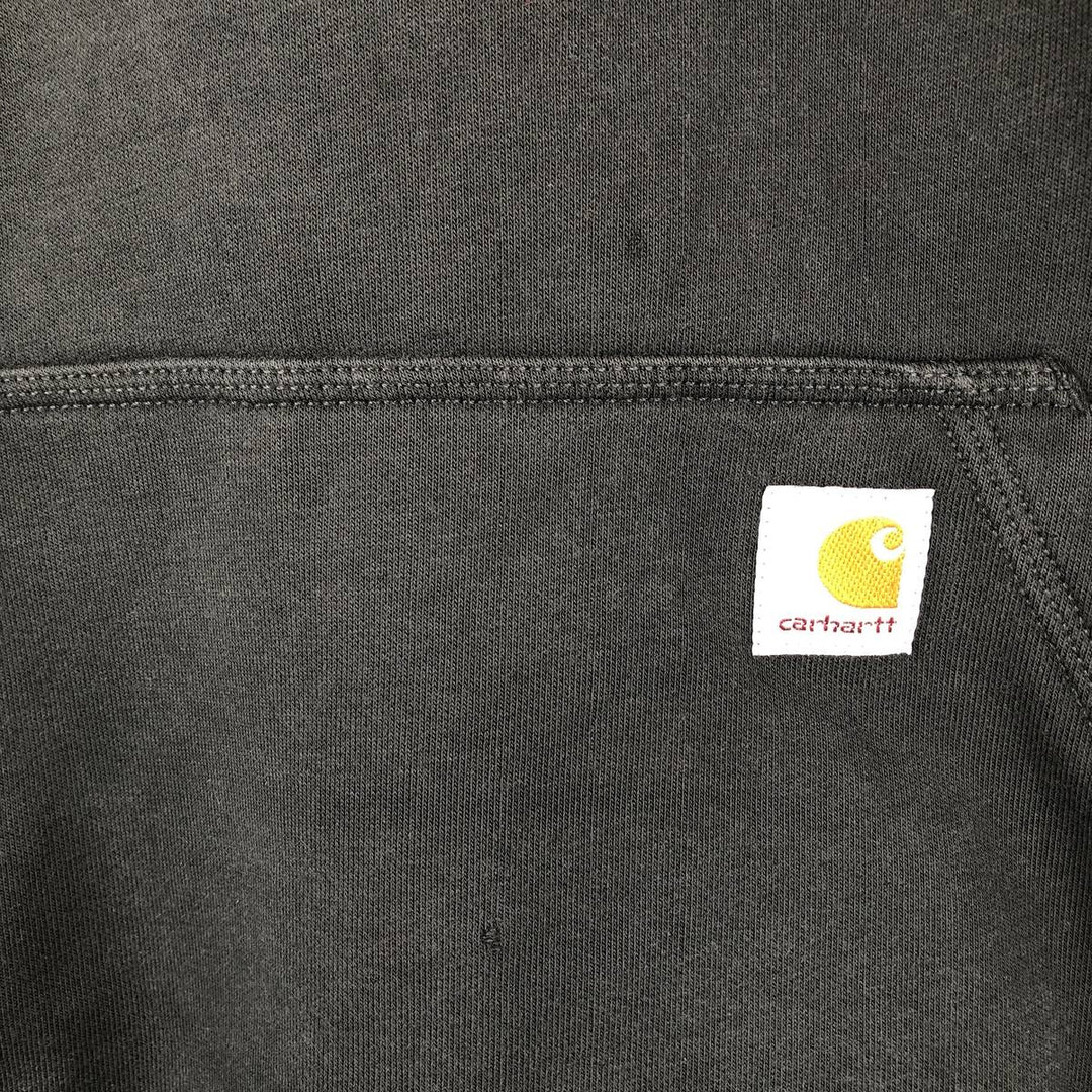 Carhartt ORIGINAL FIT sweatshirt pullover hoodie, men's size M cotton black type Vintage Second Hand