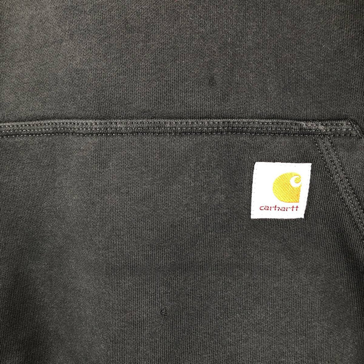 Carhartt ORIGINAL FIT sweatshirt pullover hoodie, men's size M cotton black type Vintage Second Hand