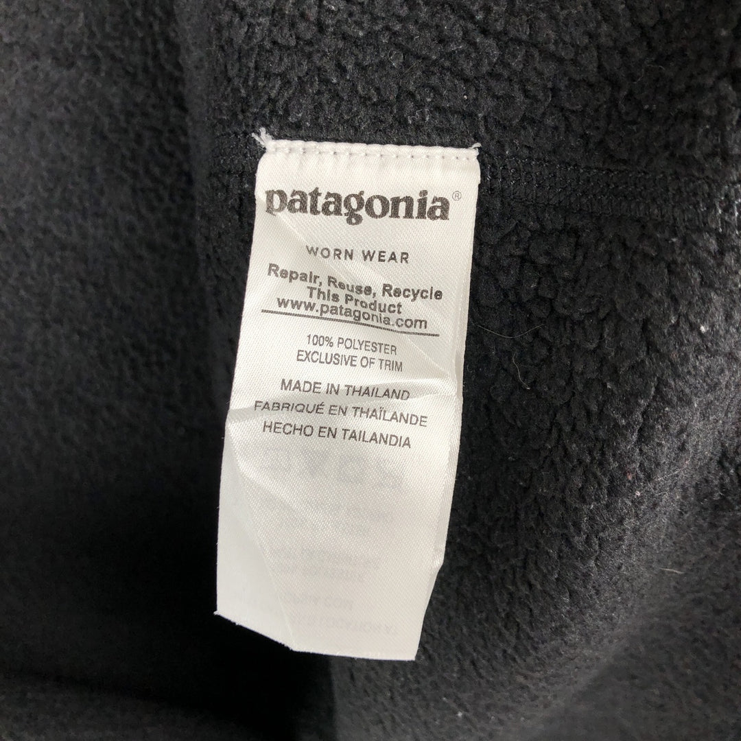 Patagonia Better Sweater Jacket 25542FA18, Women's Medium Fleece Jacket polyester black type Vintage Second Hand