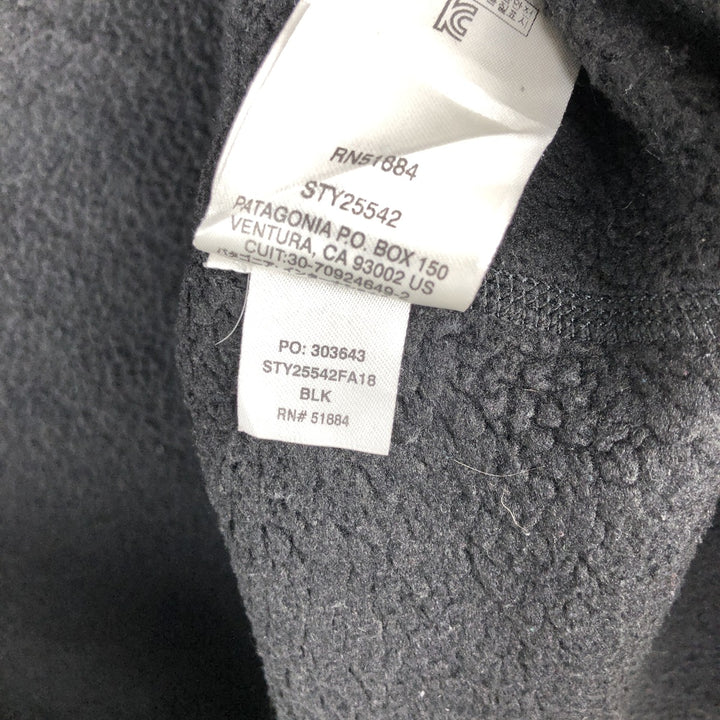 Patagonia Better Sweater Jacket 25542FA18, Women's Medium Fleece Jacket polyester black type Vintage Second Hand