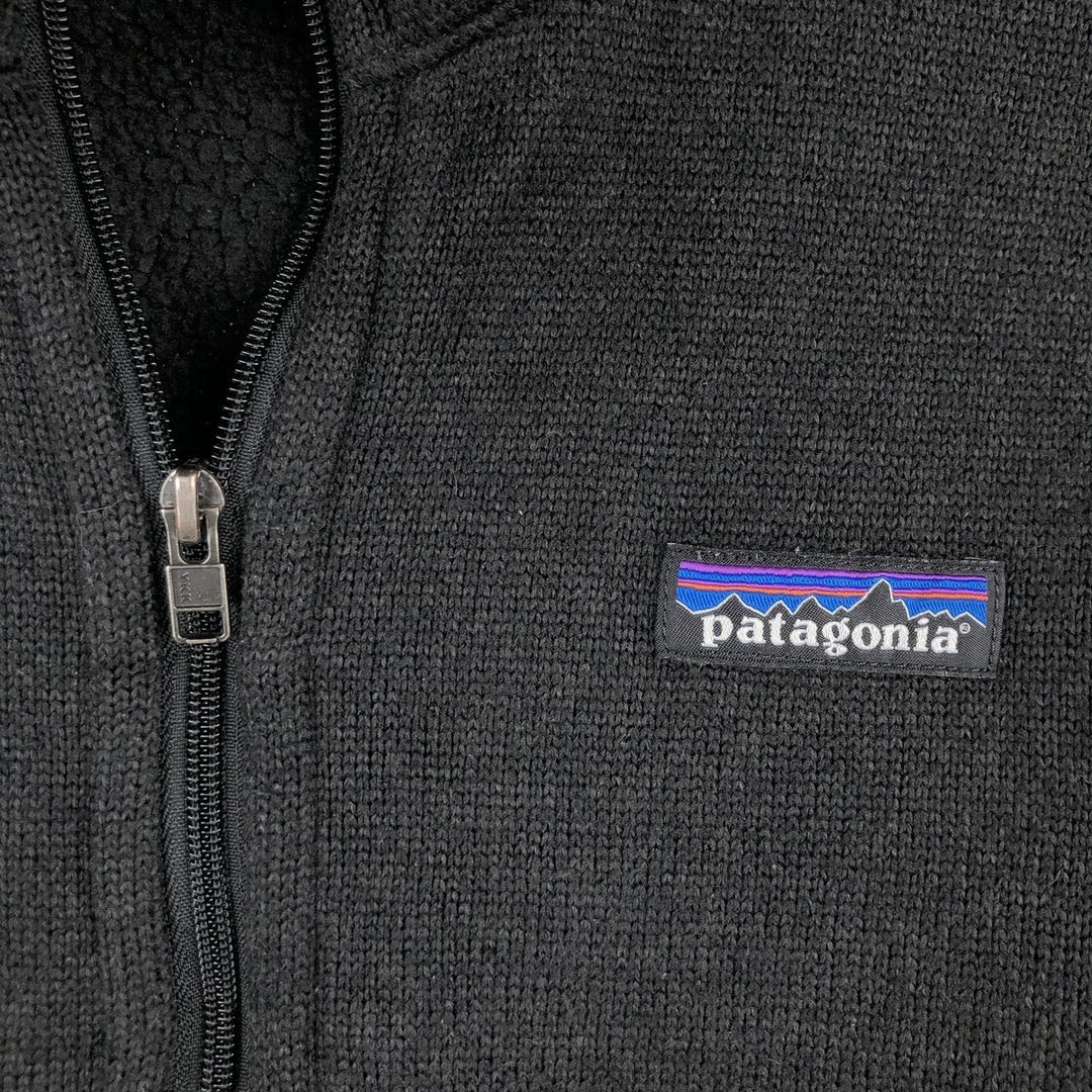 Patagonia Better Sweater Jacket 25542FA18, Women's Medium Fleece Jacket polyester black type Vintage Second Hand