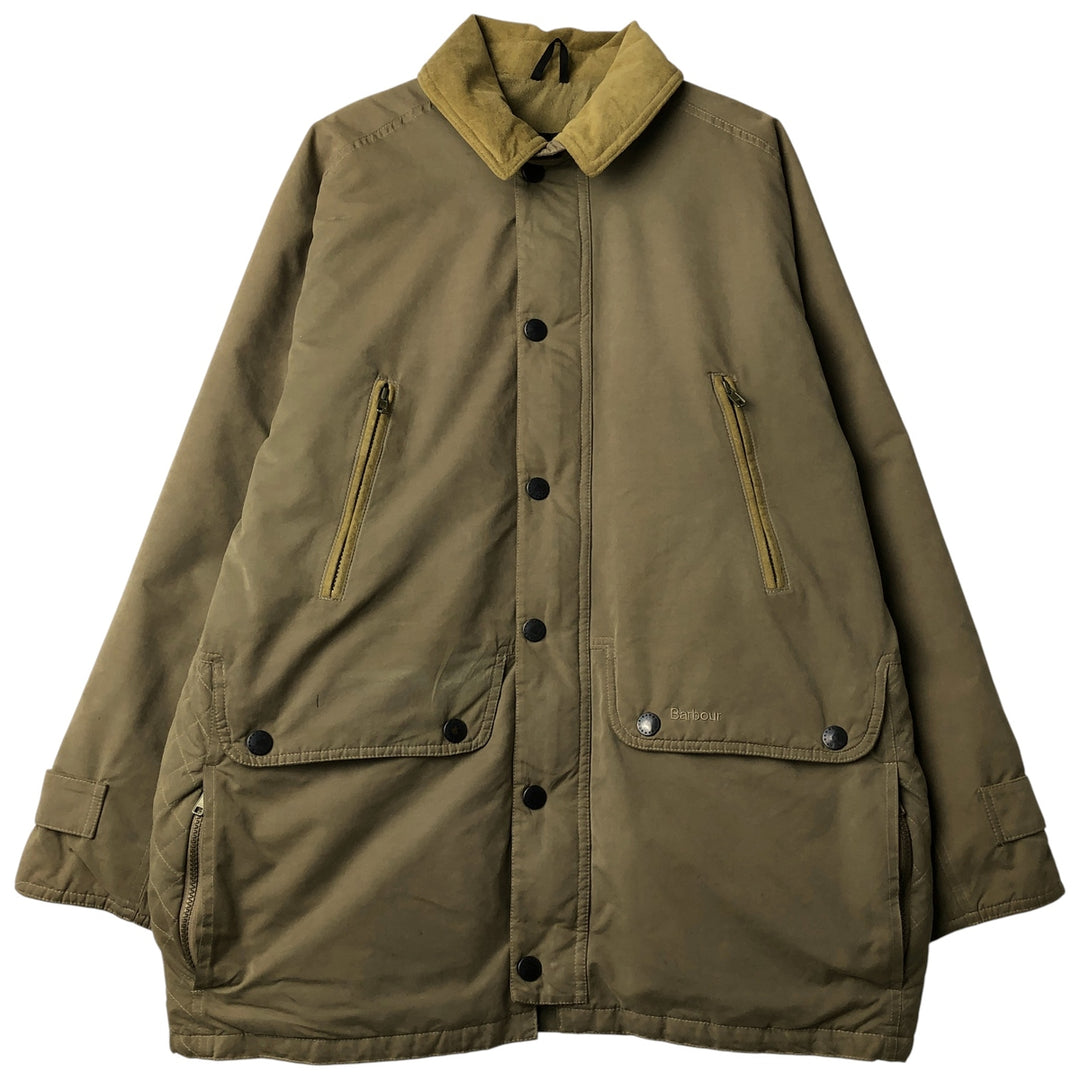 Barbour EPSOM MICROFIBRE JKT Microfiber Jacket, Breathables, Insulated Jacket, Men's Size M (approx.) polyamide Khaki type Vintage Second Hand
