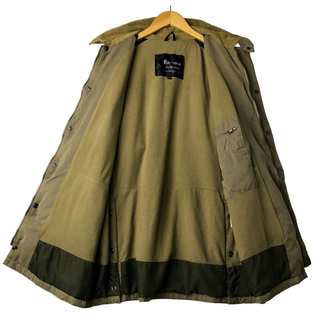 Barbour EPSOM MICROFIBRE JKT Microfiber Jacket, Breathables, Insulated Jacket, Men's Size M (approx.) polyamide Khaki type Vintage Second Hand