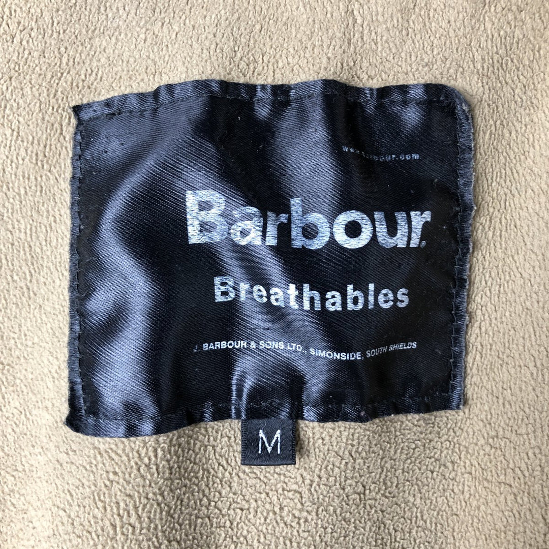 Barbour EPSOM MICROFIBRE JKT Microfiber Jacket, Breathables, Insulated Jacket, Men's Size M (approx.) polyamide Khaki type Vintage Second Hand