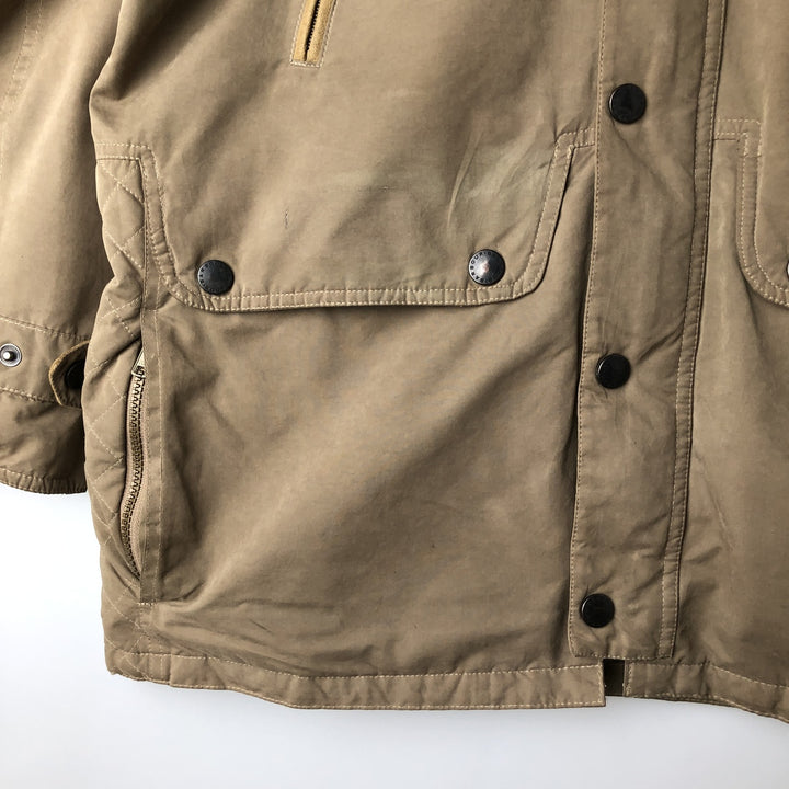 Barbour EPSOM MICROFIBRE JKT Microfiber Jacket, Breathables, Insulated Jacket, Men's Size M (approx.) polyamide Khaki type Vintage Second Hand