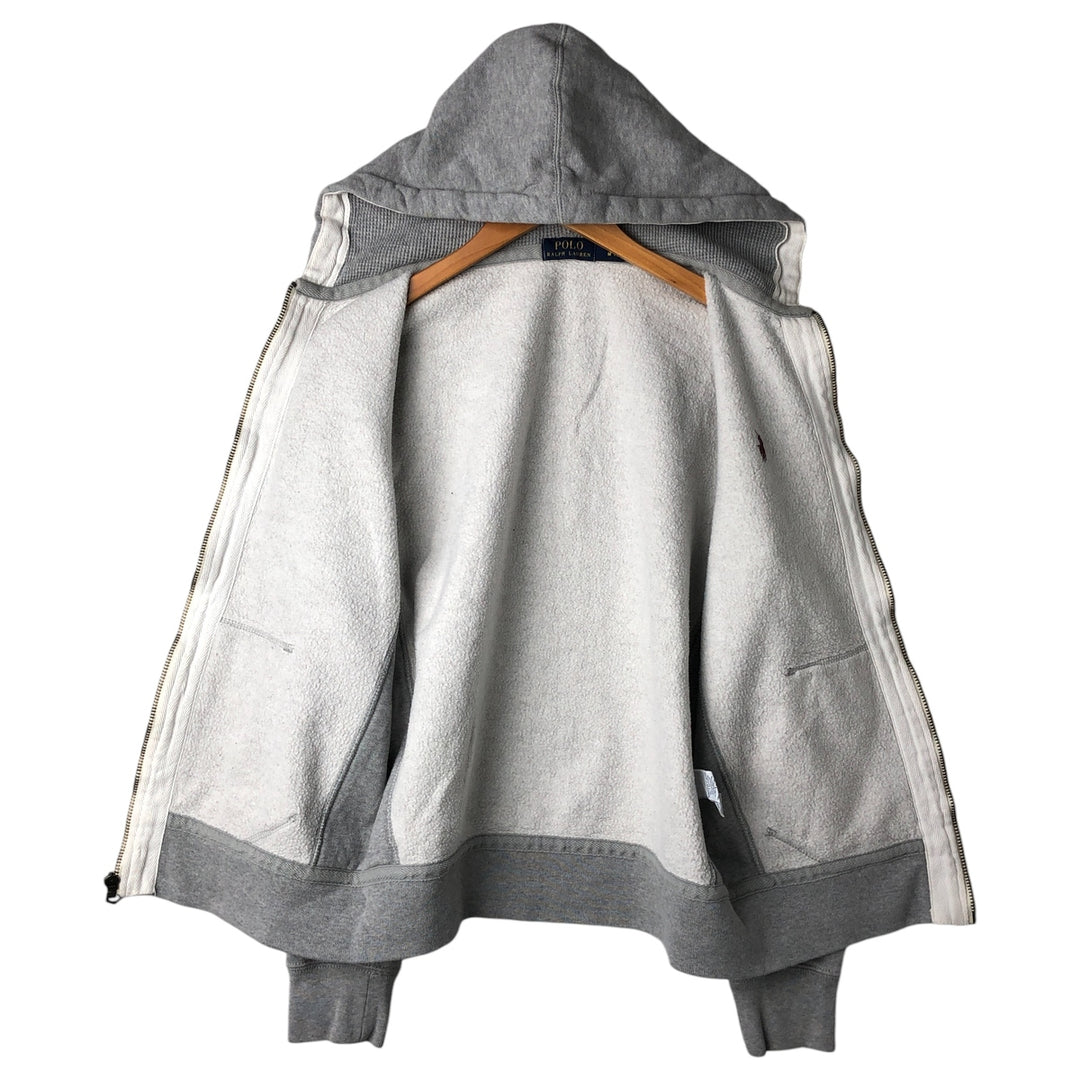 Ralph Lauren POLO RALPH LAUREN Sweat Full Zip Hoodie Men's M cotton gray type Vintage Second Hand