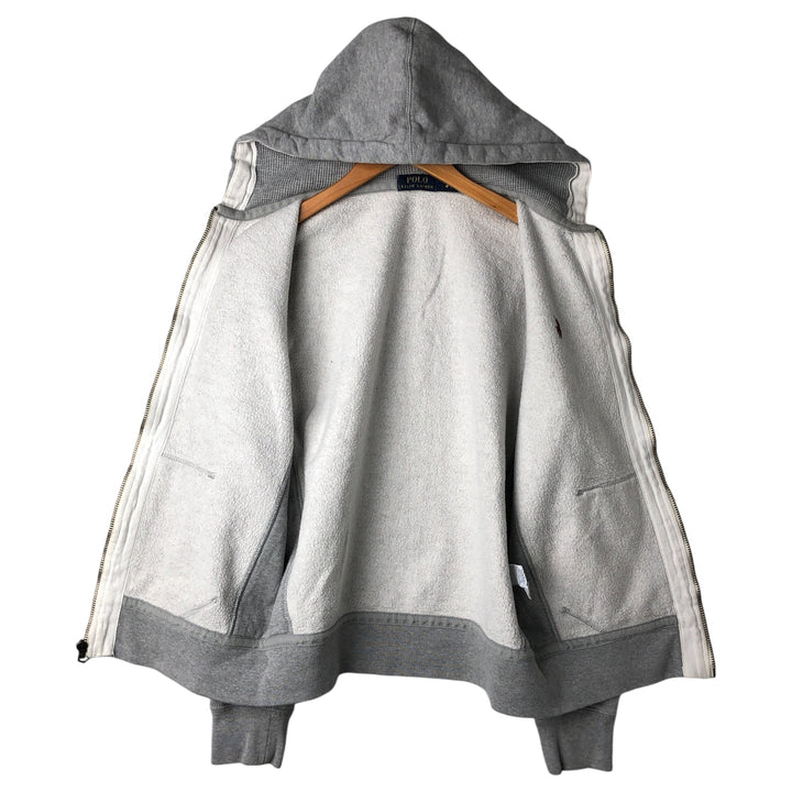 Ralph Lauren POLO RALPH LAUREN Sweat Full Zip Hoodie Men's M cotton gray type Vintage Second Hand