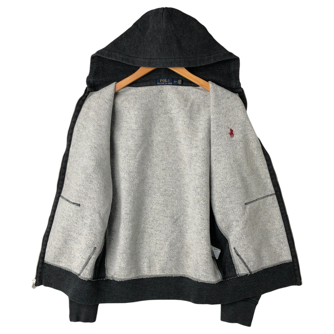 Ralph Lauren POLO RALPH LAUREN Sweat Full Zip Hoodie Men's S cotton gray type Vintage Second Hand
